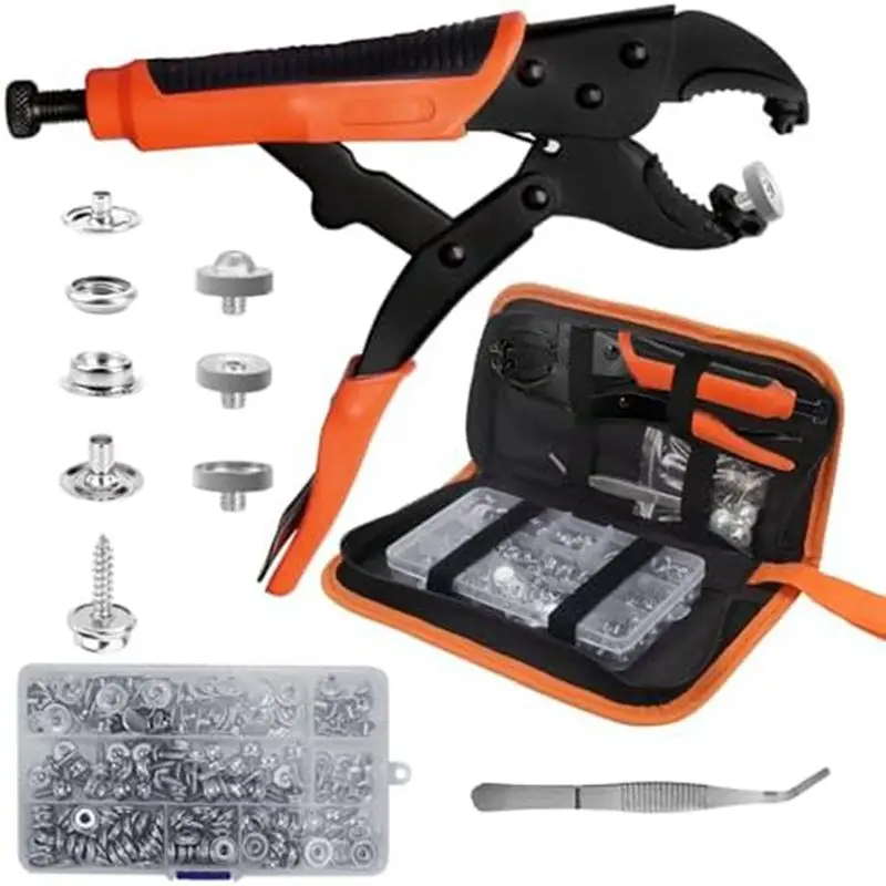 ABKJ-Heavy Duty Fastener Plier Tool Set Heavy Duty Snaps Tool Set For Boat Cover Snaps,DIY Covers, Canvas Snap Kit
ABKJ-Heavy Duty Fastener Plier Tool Set Heavy Duty Snaps Tool Set For Boat Cover Snaps,DIY Covers, Canvas Snap Kit