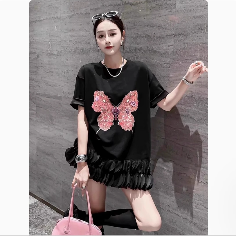 Women's Summer 2025 New Small Heavy Industry Embroidered Bead Splicing Skirt Design Sense Top
Women's Summer 2025 New Small Heavy Industry Embroidered Bead Splicing Skirt Design Sense Top