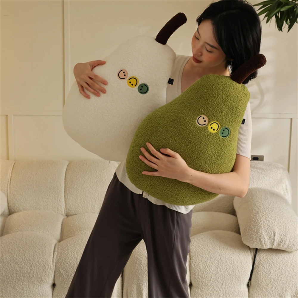 Funny Pear Plush Wool Cushion Living Room Decor Solid Color Stuffed Pillows for Sofa Creative Rest Waist Throw Pillow Girl Gifts
Funny Pear Plush Wool Cushion Living Room Decor Solid Color Stuffed Pillows for Sofa Creative Rest Waist Throw Pillow Girl Gifts