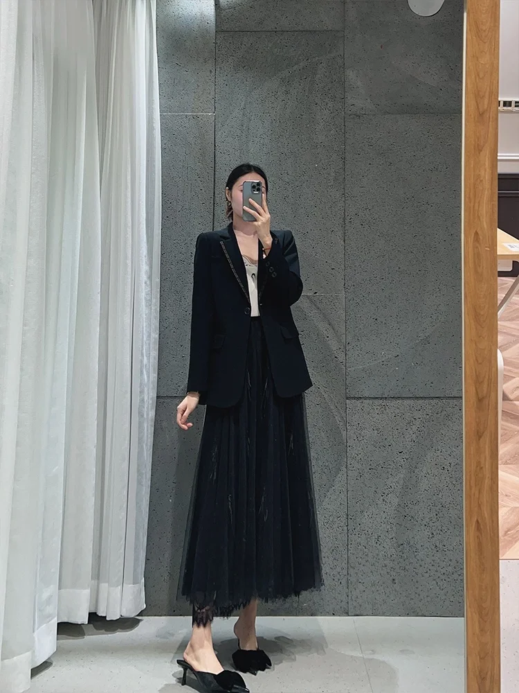 Модное женское пальто Slim Fit с длинными рукавами и воротником, повседневное, из полиэстера и вискозы, с прямым подолом
Модное женское пальто Slim Fit с длинными рукавами и воротником, повседневное, из полиэстера и вискозы, с прямым подолом