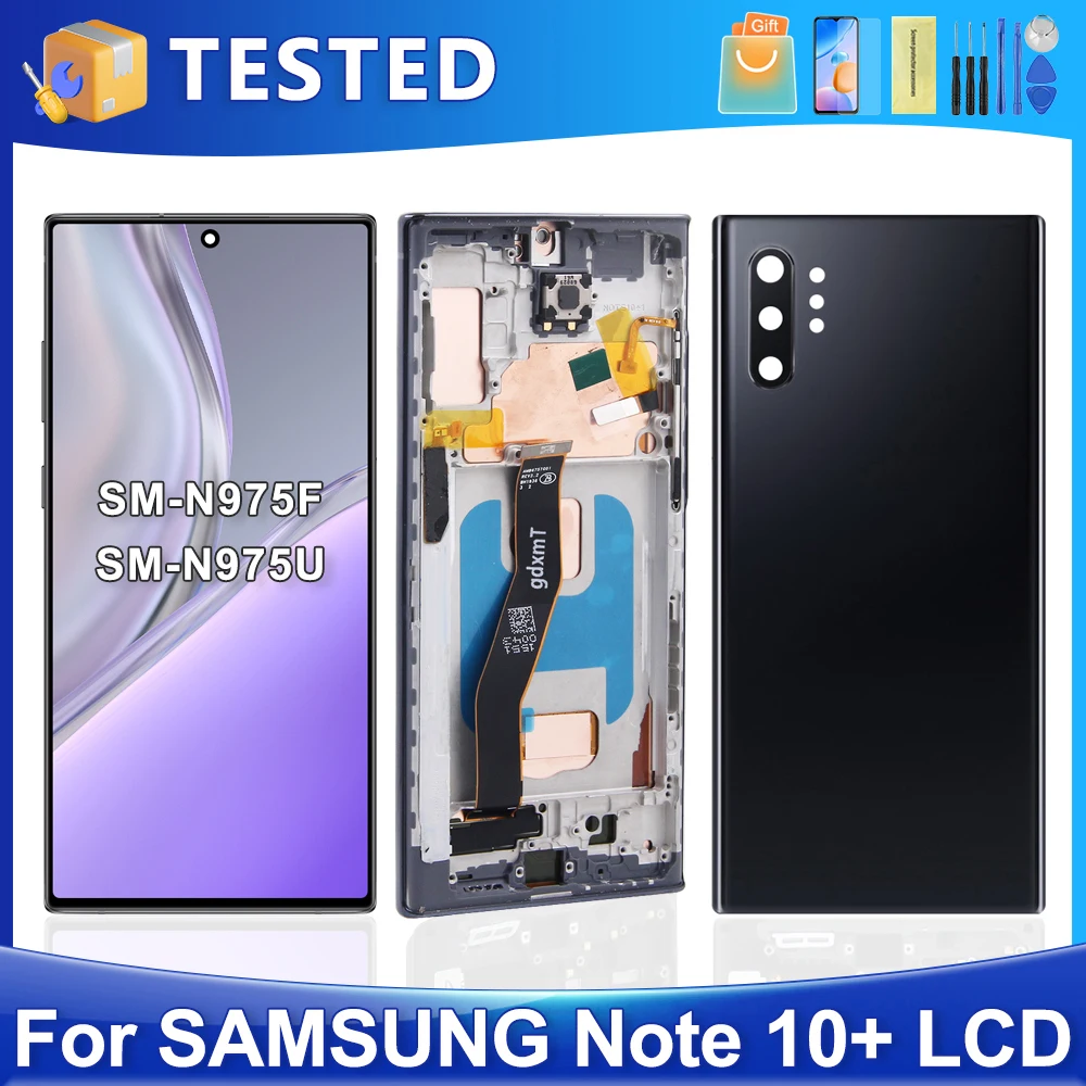 6.8''Note 10 Plus For Samsung For Note10+ N975F N975 N975W LCD Display Touch Screen Digitizer Assembly Replacement
6.8''Note 10 Plus For Samsung For Note10+ N975F N975 N975W LCD Display Touch Screen Digitizer Assembly Replacement
