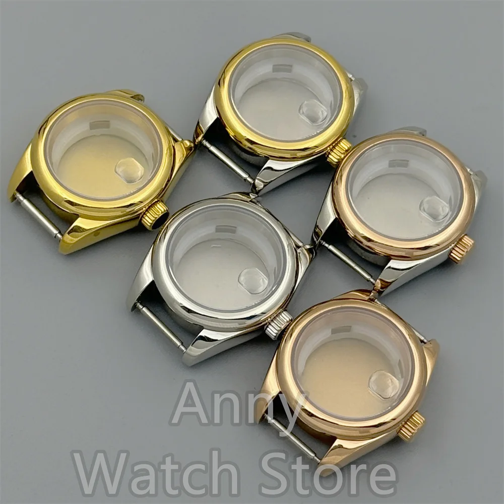 28mm Polished Round Steel Watch Case For Ladies Waterproof Sapphire Glass Fit NH05 NH06 Movement Watch Replacement Parts
28mm Polished Round Steel Watch Case For Ladies Waterproof Sapphire Glass Fit NH05 NH06 Movement Watch Replacement Parts