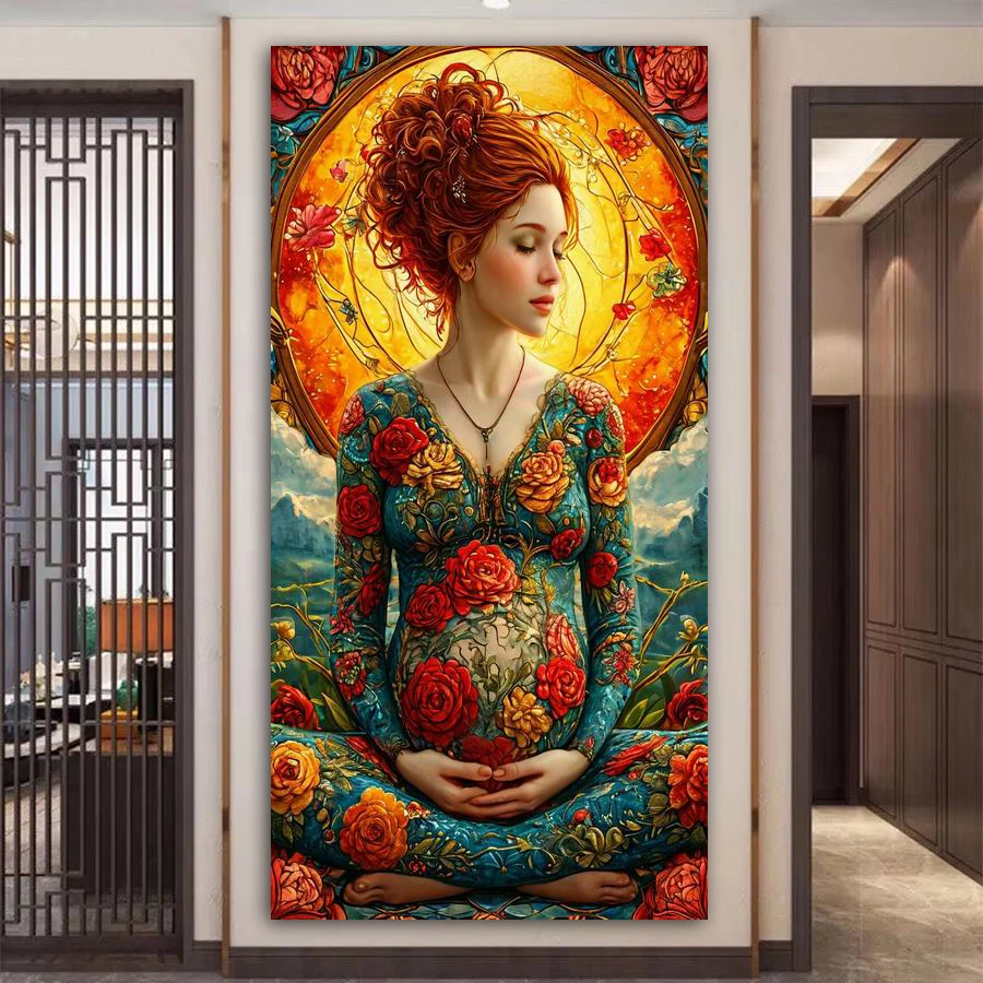 Large Size Diy Diamond Art Painting Pregnant Woman Sits In Lotus Full Square Round Drill Mosaic Embroidery Picture Wall Decor
Large Size Diy Diamond Art Painting Pregnant Woman Sits In Lotus Full Square Round Drill Mosaic Embroidery Picture Wall Decor