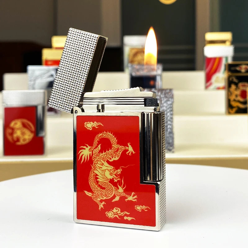 New commemorative edition single and double flame luxury lighter Ping Sound natural paint cigarette smoking butane lighter 11275
New commemorative edition single and double flame luxury lighter Ping Sound natural paint cigarette smoking butane lighter 11275