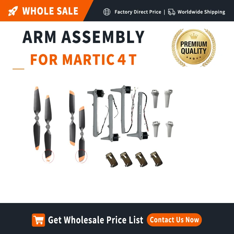 Replacement Landing Leg Set for Matrice 4T Front Rear Left Right Arm Gear-Pre-Tested Drone Repair Parts Ask for Bulk Discount
Replacement Landing Leg Set for Matrice 4T Front Rear Left Right Arm Gear-Pre-Tested Drone Repair Parts Ask for Bulk Discount