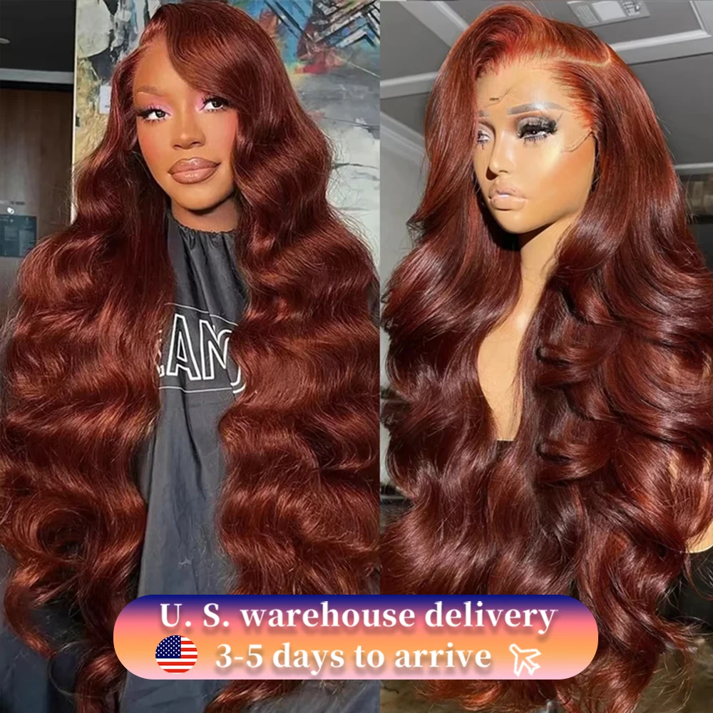 13x6 Hd Reddish Brown 30 40Inch Body Wave Transparent Lace Front Wig Colored Remy Frontal Human Hair Wigs PrePlucked 200 Density
13x6 Hd Reddish Brown 30 40Inch Body Wave Transparent Lace Front Wig Colored Remy Frontal Human Hair Wigs PrePlucked 200 Density