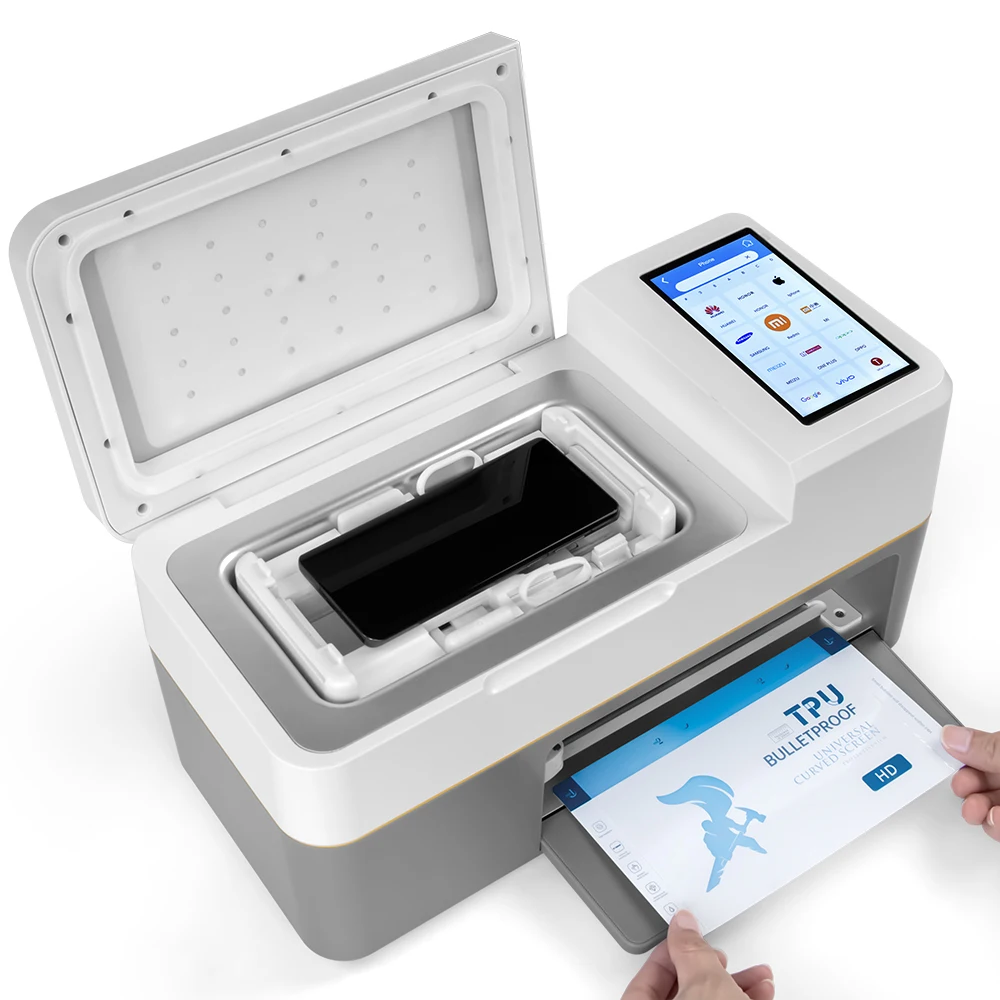 Unlimited Mobile Phone Skin Cutter TPU Hydrogel Film Plotter Screen Protector Cutting Applying Machine
Unlimited Mobile Phone Skin Cutter TPU Hydrogel Film Plotter Screen Protector Cutting Applying Machine