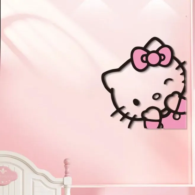 Sanrio hello kitty 3D acrylic children's room background wall decorative sticker wallpaper mirror stickers home or kitchen decor
Sanrio hello kitty 3D acrylic children's room background wall decorative sticker wallpaper mirror stickers home or kitchen decor