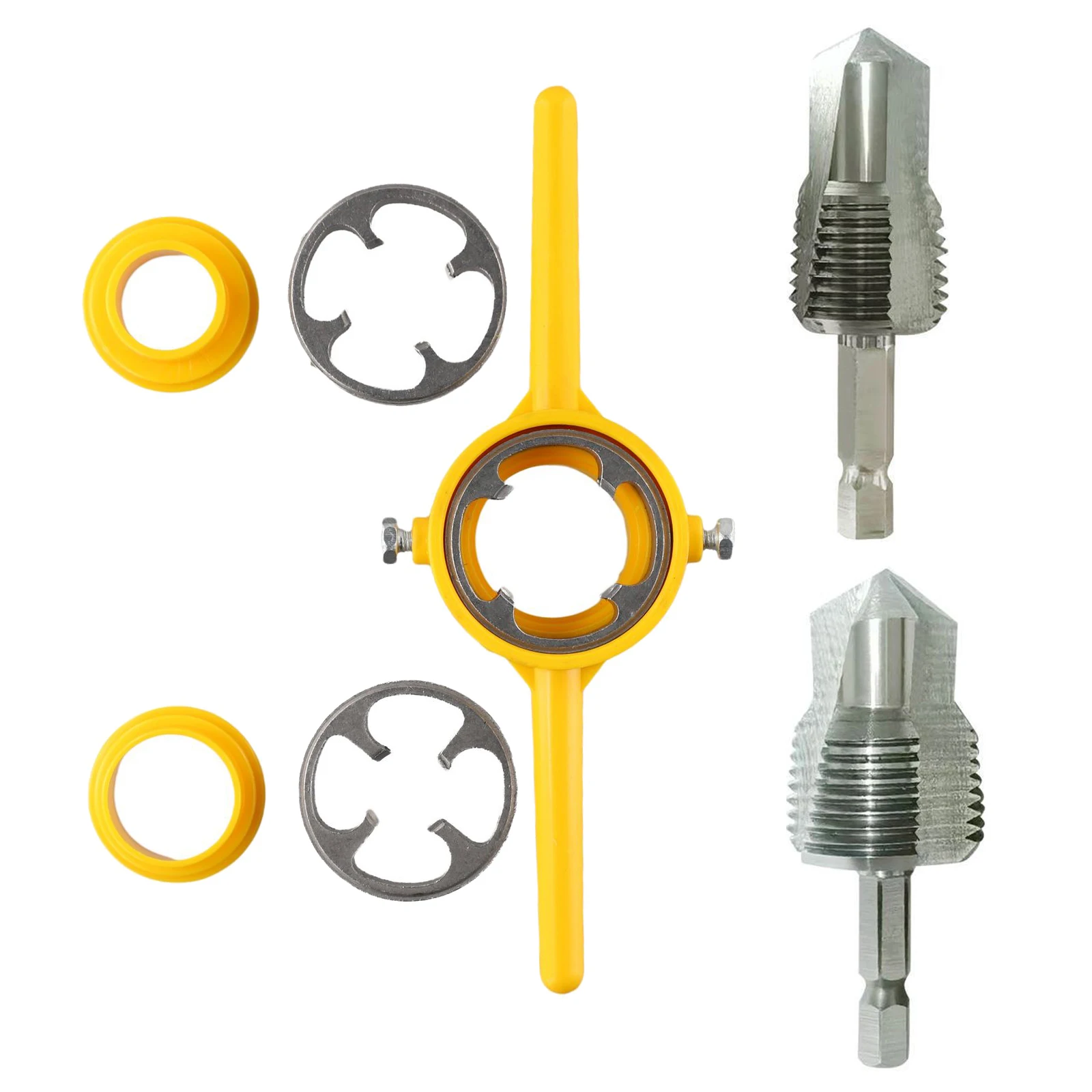 1-дюймовое сверло PPR, сверла для водопроводных труб, инструмент для нарезания резьбы, 3 размера резьбы, совместимая с электрической дрелью
1-дюймовое сверло PPR, сверла для водопроводных труб, инструмент для нарезания резьбы, 3 размера резьбы, совместимая с электрической дрелью