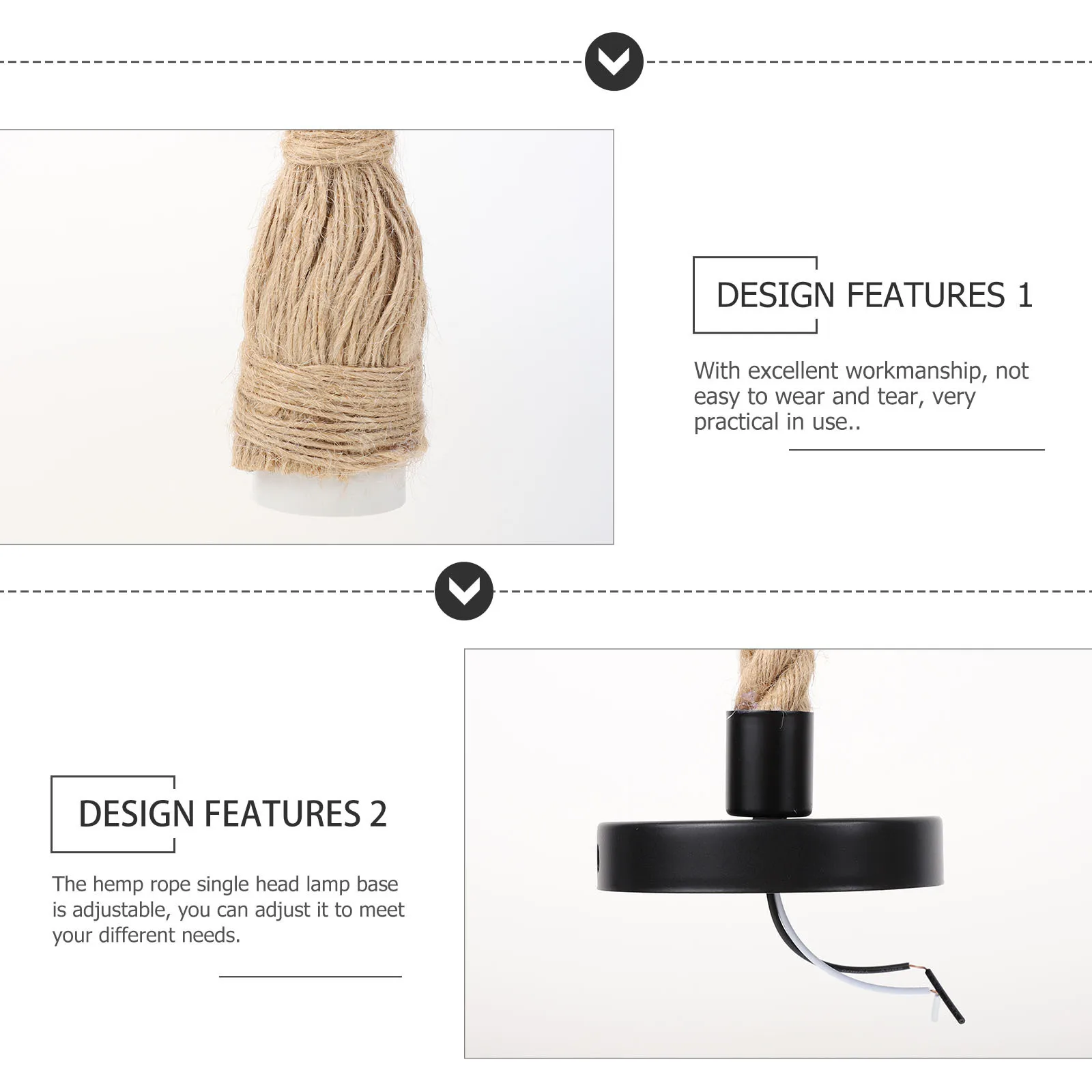 1Pcs Flax Rope Lamp Holder Retro Style Adjustable Hanging Rope Light Base for Bedroom Office Decor Vintage Single Head Lamp
1Pcs Flax Rope Lamp Holder Retro Style Adjustable Hanging Rope Light Base for Bedroom Office Decor Vintage Single Head Lamp