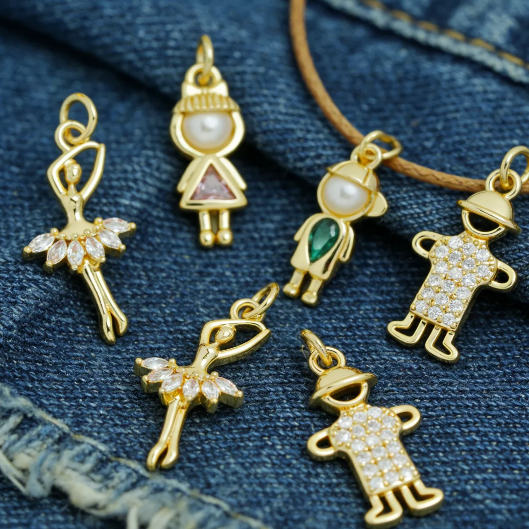 4Pcs Pendants Brass Cubic Zirconia Pearl Sparkling Cute Cartoon Charms for DIY Jewelry Necklace Bracelet Daily Wear Men Women
4Pcs Pendants Brass Cubic Zirconia Pearl Sparkling Cute Cartoon Charms for DIY Jewelry Necklace Bracelet Daily Wear Men Women