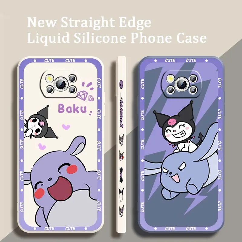 Sanrio Cartoon Kuromi For Xiaomi Mi Poco X3 X4 X5 X6 M4 M5 M6 F4 F5 F3 GT Pro 5G Liquid Left Rope Cover Phone Case
Sanrio Cartoon Kuromi For Xiaomi Mi Poco X3 X4 X5 X6 M4 M5 M6 F4 F5 F3 GT Pro 5G Liquid Left Rope Cover Phone Case