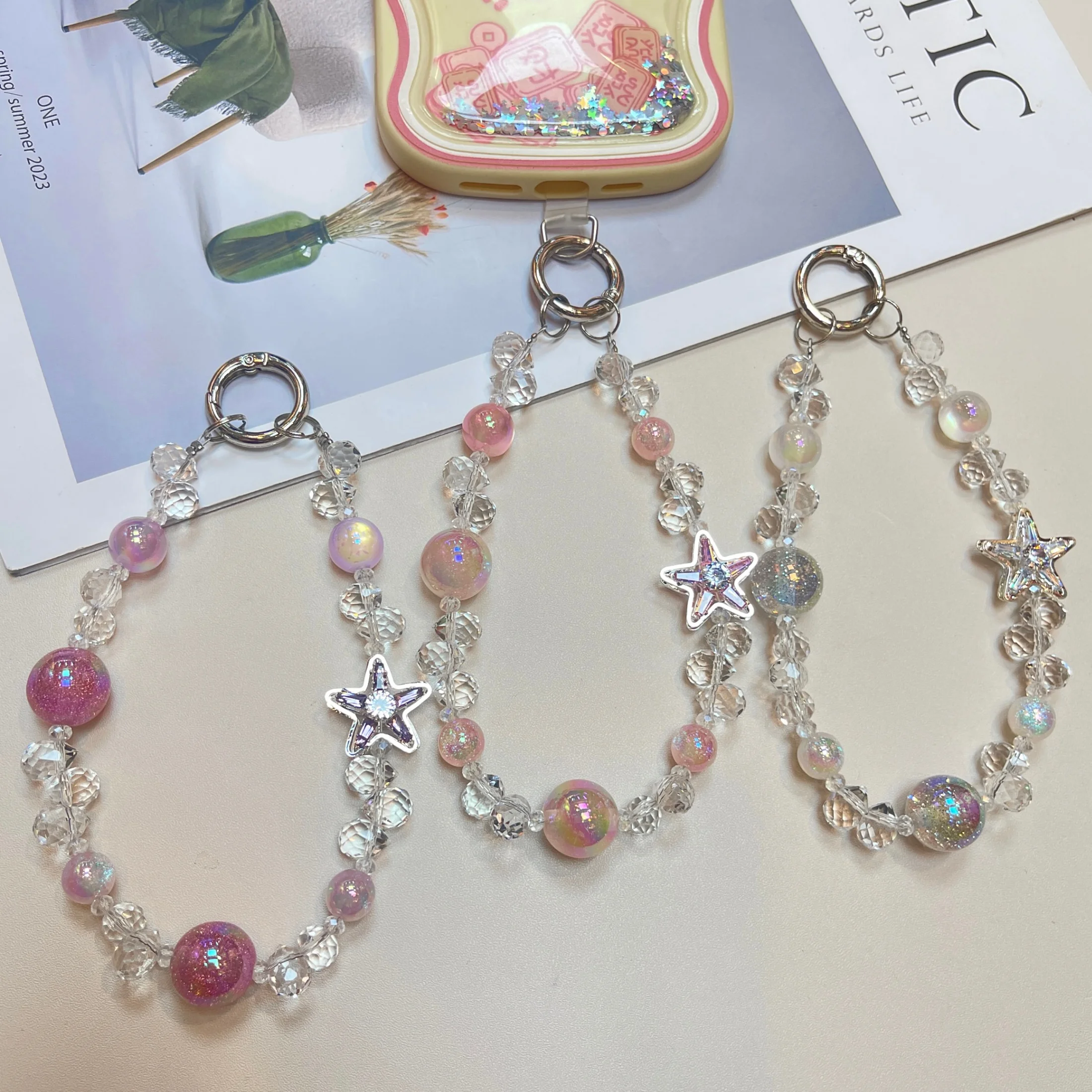 Starry Sky Crystal Mobile Phone Lanyard Wrist Full Diamond Hanging Chain Women's High-end Rhinestone Hanging Decoration
Starry Sky Crystal Mobile Phone Lanyard Wrist Full Diamond Hanging Chain Women's High-end Rhinestone Hanging Decoration