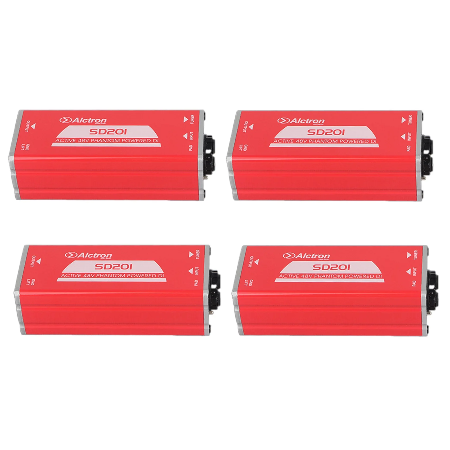 4X Alctron SD201 Active DI Box Impedance Transformation DIBOX Professional Stage Effects Direct Connect Box
4X Alctron SD201 Active DI Box Impedance Transformation DIBOX Professional Stage Effects Direct Connect Box