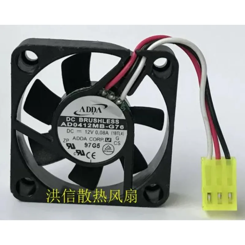 New Cooler Fan for ADDA 4010 AD0412MB-G76 DC12V 0.08A Cooling Fan 4cm 40 * 40 * 10mm
New Cooler Fan for ADDA 4010 AD0412MB-G76 DC12V 0.08A Cooling Fan 4cm 40 * 40 * 10mm