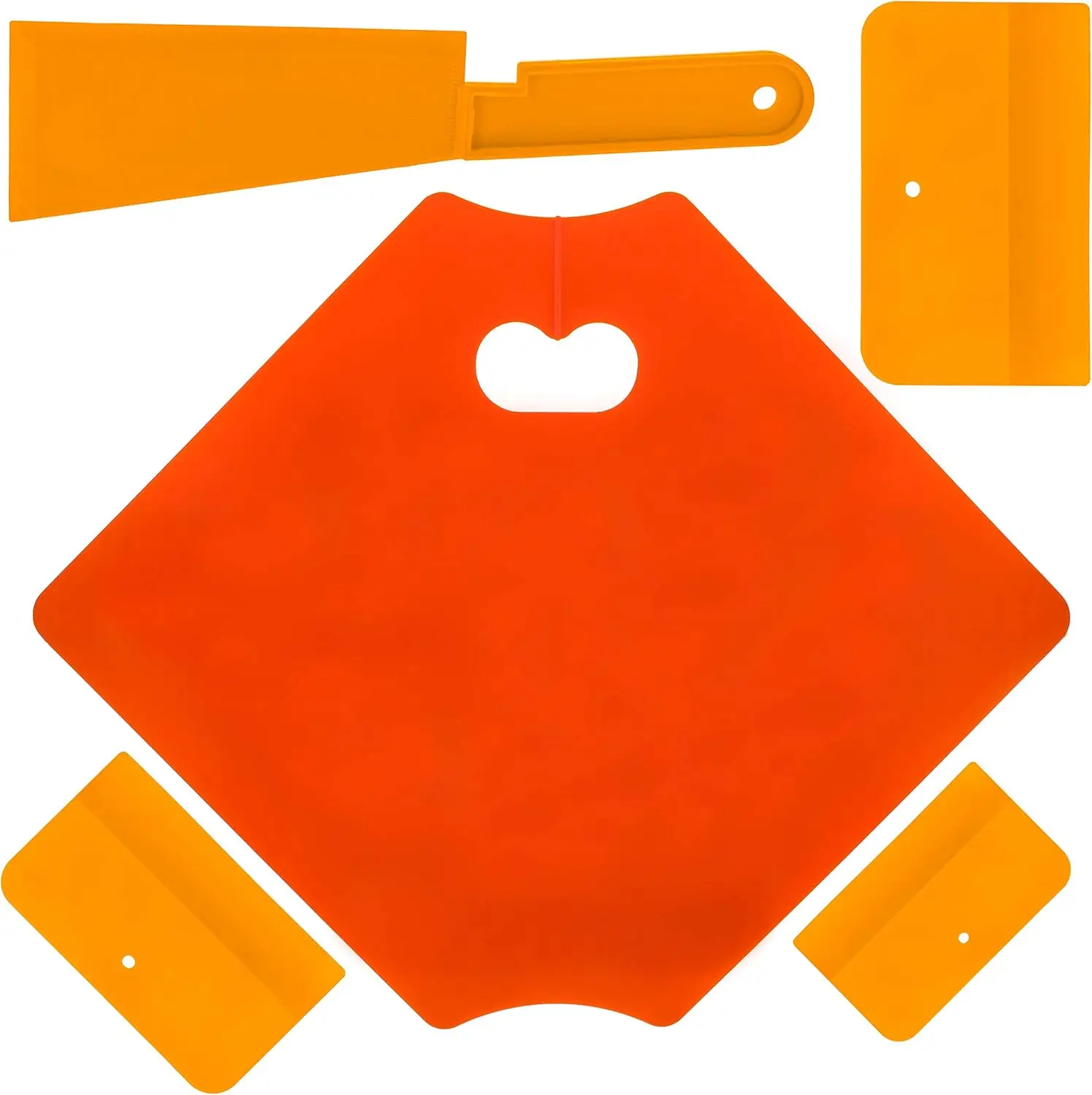Plastic Body Filler Spreader Tools Variety Pack with Mixing Board for Automotive Putties and Epoxy Resin
Plastic Body Filler Spreader Tools Variety Pack with Mixing Board for Automotive Putties and Epoxy Resin