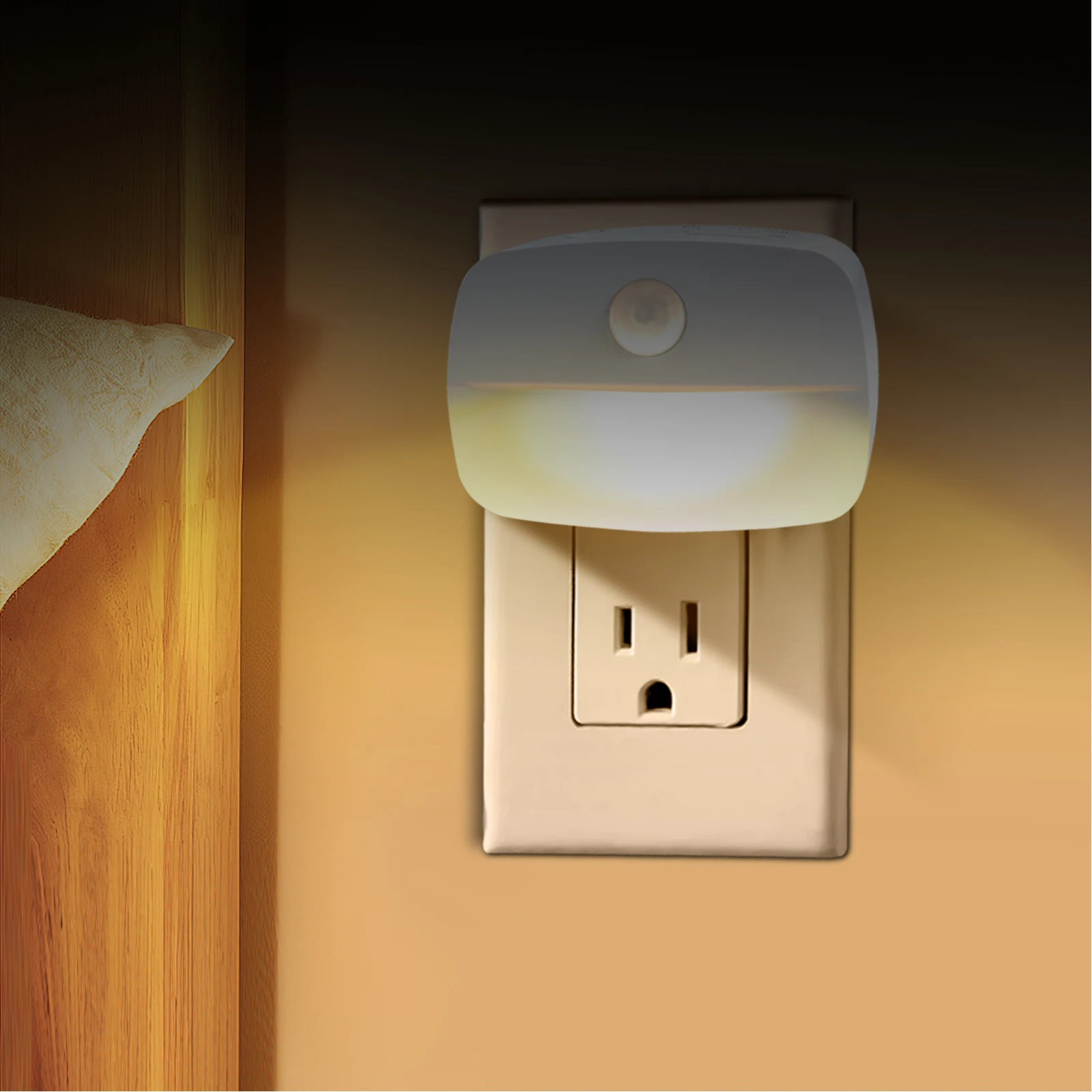 EU Plug In LED Night Light Motion Sensor Light 220V Wall Lamp for Kitchen Bedroom Aisle Stairs Human Infrared Sensor Night Lamp
EU Plug In LED Night Light Motion Sensor Light 220V Wall Lamp for Kitchen Bedroom Aisle Stairs Human Infrared Sensor Night Lamp