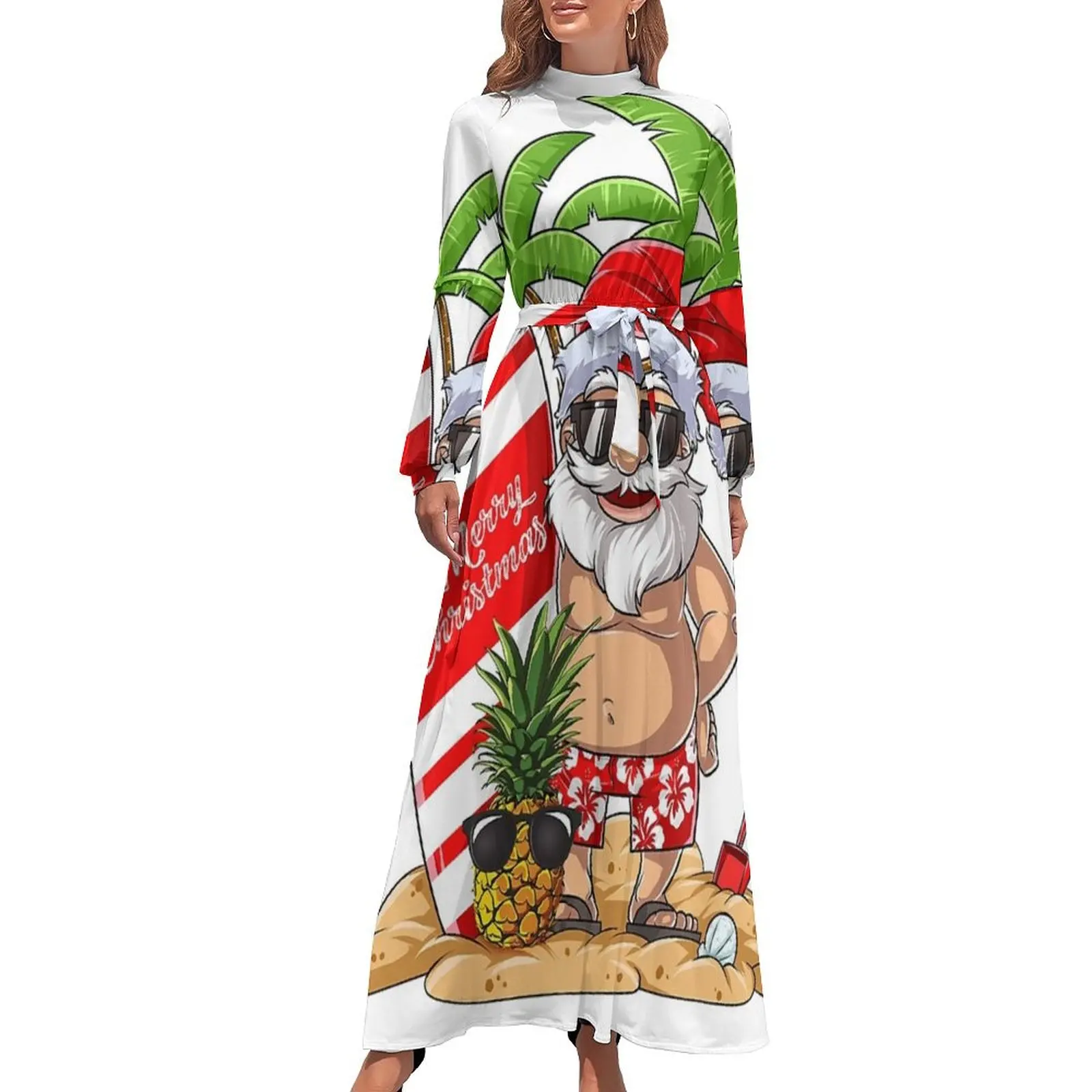Christmas in July Santa Hawaiian Surfing Summer Surf Long Dress evening dresses women summer dress korean women
Christmas in July Santa Hawaiian Surfing Summer Surf Long Dress evening dresses women summer dress korean women