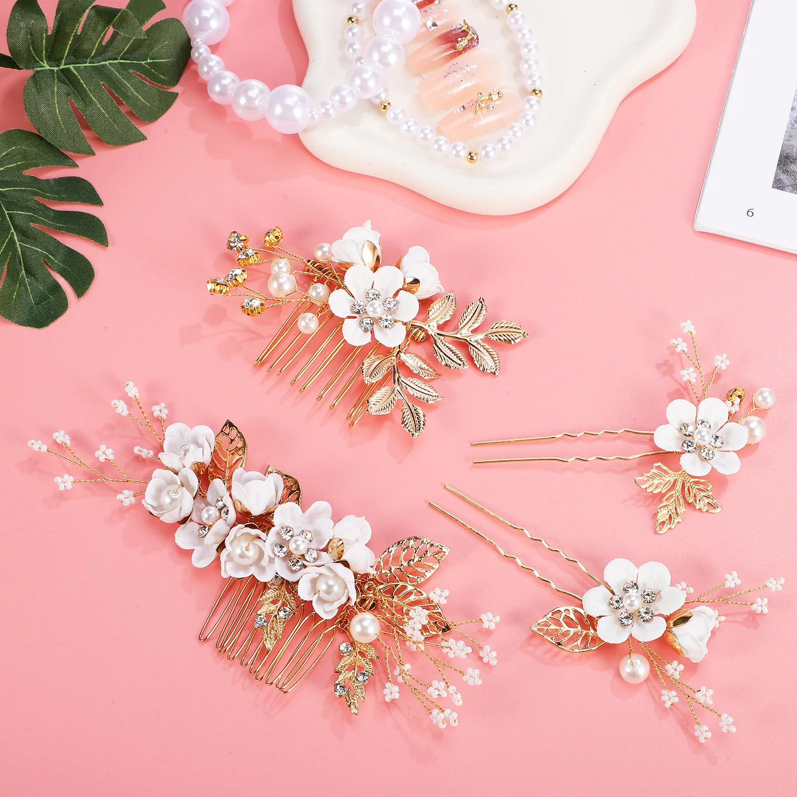 Pearl Comb Hair Side Combs Clips for Women Piece Decorative Cloth Accessories Bridegroom 
Pearl Comb Hair Side Combs Clips for Women Piece Decorative Cloth Accessories Bridegroom