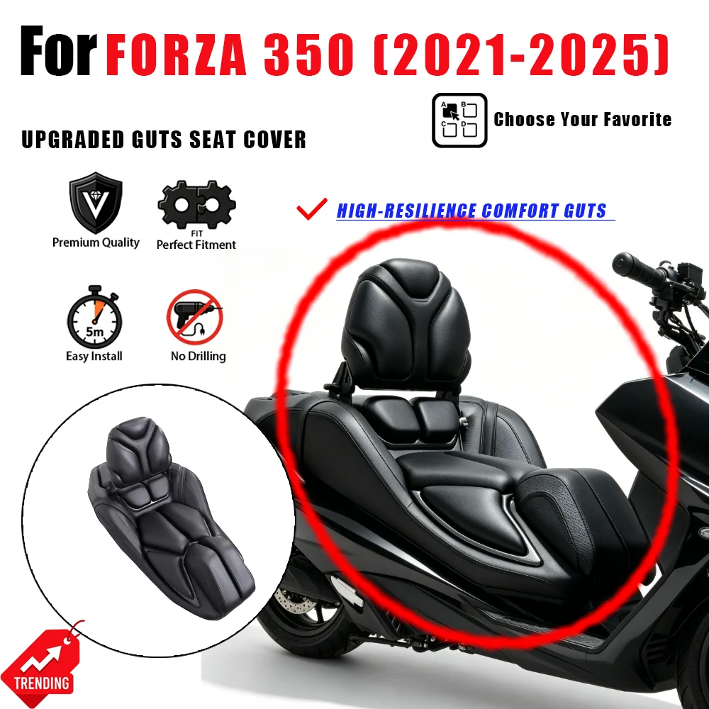 For Honda Forza 350 2021-2025 Guts Seat Cover Wear Resistant Motorcycle Cushion Accesorios Moto Asiento Sella Funda Parts
For Honda Forza 350 2021-2025 Guts Seat Cover Wear Resistant Motorcycle Cushion Accesorios Moto Asiento Sella Funda Parts