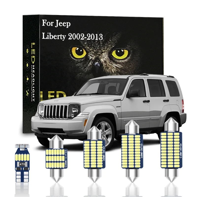 Canbus Interior LED Light Kit For Jeep Liberty KJ KK 2002-2007 2008 2009 2010 2011 2012 2013 Accessories Dome Trunk Lamp
Canbus Interior LED Light Kit For Jeep Liberty KJ KK 2002-2007 2008 2009 2010 2011 2012 2013 Accessories Dome Trunk Lamp
