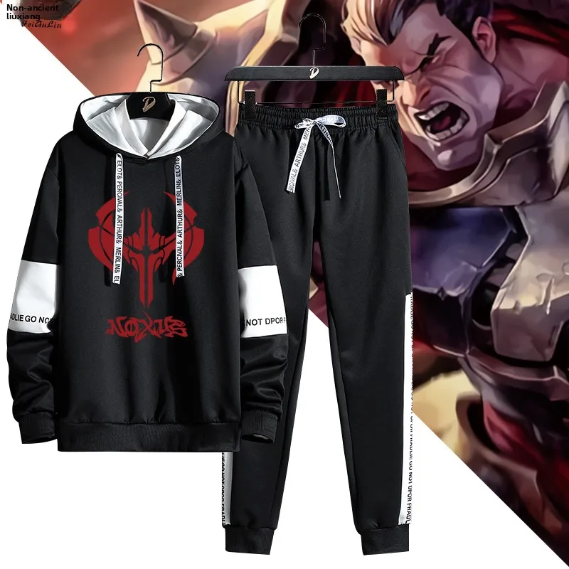 LoL League of Lege Themed Sweatirt Pants Set for Men And Women Autumn Winter Faion Clothes Head Mark
LoL League of Lege Themed Sweatirt Pants Set for Men And Women Autumn Winter Faion Clothes Head Mark
