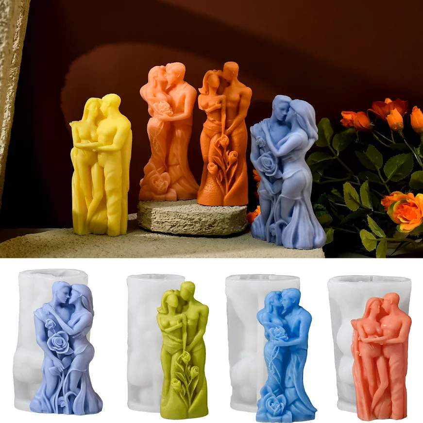 2025 New Candle Mold DIY Valentine's Day Gift Lover Silicone Candle Mold 4 Types Silicone Couple Hugging Kissing Candle Mold
2025 New Candle Mold DIY Valentine's Day Gift Lover Silicone Candle Mold 4 Types Silicone Couple Hugging Kissing Candle Mold