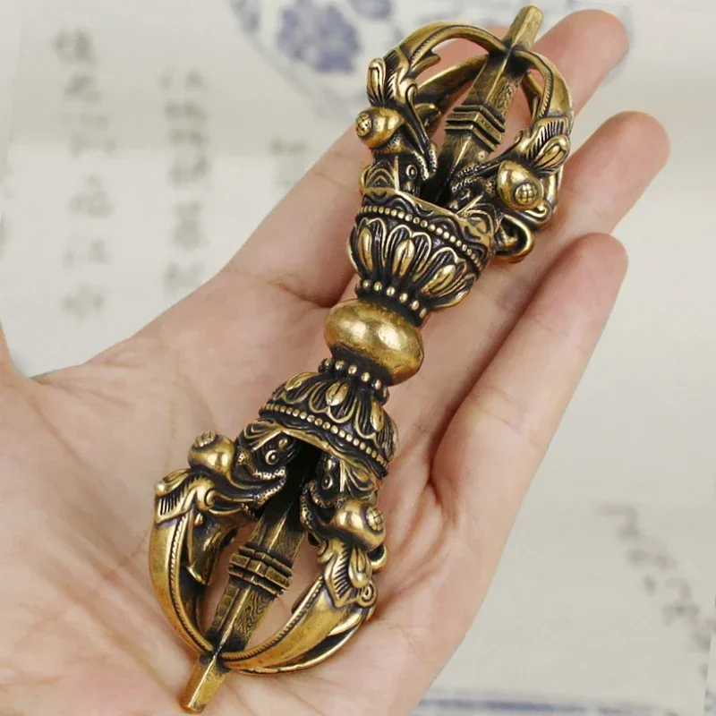 1pc Metal Five Strand Pestle Ornament Feng Shui Artifact Accessories Chinese Style Portable Metal Pestle Ornament Home Decor
1pc Metal Five Strand Pestle Ornament Feng Shui Artifact Accessories Chinese Style Portable Metal Pestle Ornament Home Decor