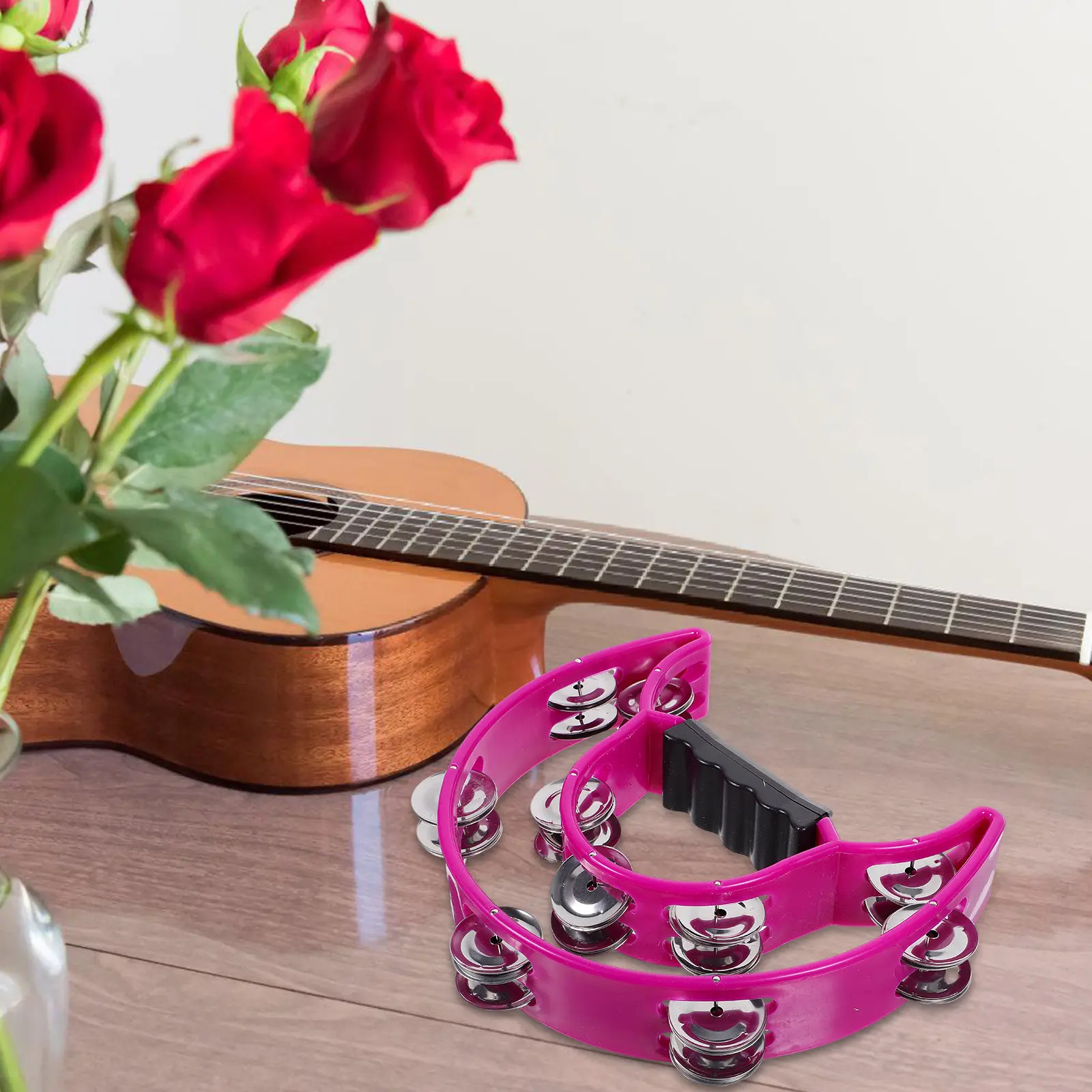 Ручной тамбурин с колокольчиками из железной смолы, безопасный, с гладкими краями, музыкальный перкуссионный инструмент для вечеринок, подарок для дошкольников
Ручной тамбурин с колокольчиками из железной смолы, безопасный, с гладкими краями, музыкальный перкуссионный инструмент для вечеринок, подарок для дошкольников