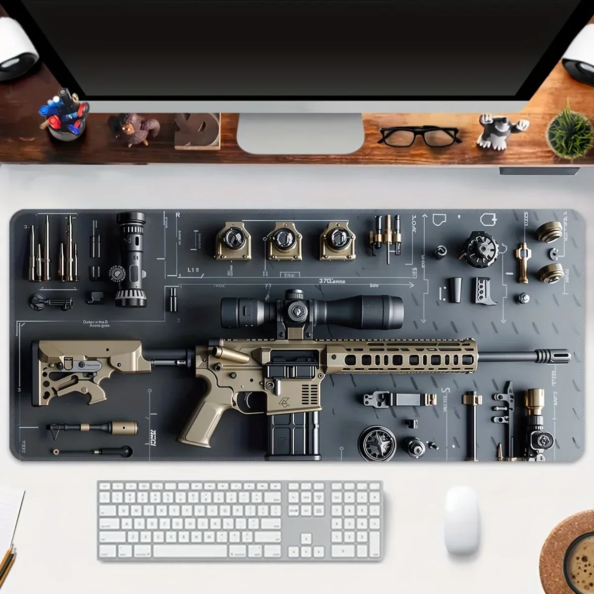 Oval Tactical Gun Professional Gaming Anti-Slip Mouse Pad Office Accessories Endless Gamer Office Accessories LargeDesk mats XXL
Oval Tactical Gun Professional Gaming Anti-Slip Mouse Pad Office Accessories Endless Gamer Office Accessories LargeDesk mats XXL