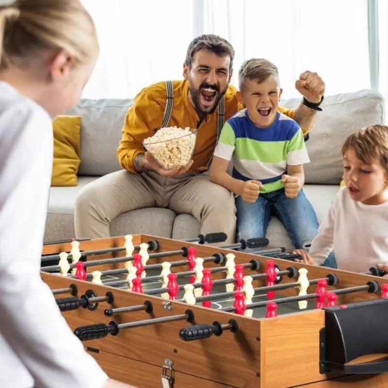 48 Inch 3-In-1 Multi Combo Game Table with Soccer for Game Rooms
48 Inch 3-In-1 Multi Combo Game Table with Soccer for Game Rooms