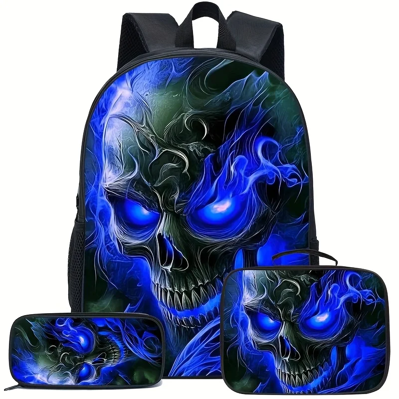 Skull Print Backpack, Men's Trendy and Cool Bag
Skull Print Backpack, Men's Trendy and Cool Bag