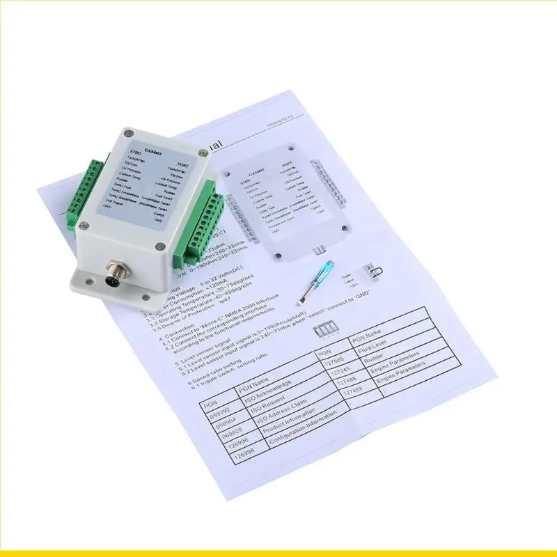 SZCH Advanced NMEA 2000 Converter Enables Seamless Connection of Up to 18 Marine Sensors for Comprehensive Sensor Monitoring
SZCH Advanced NMEA 2000 Converter Enables Seamless Connection of Up to 18 Marine Sensors for Comprehensive Sensor Monitoring