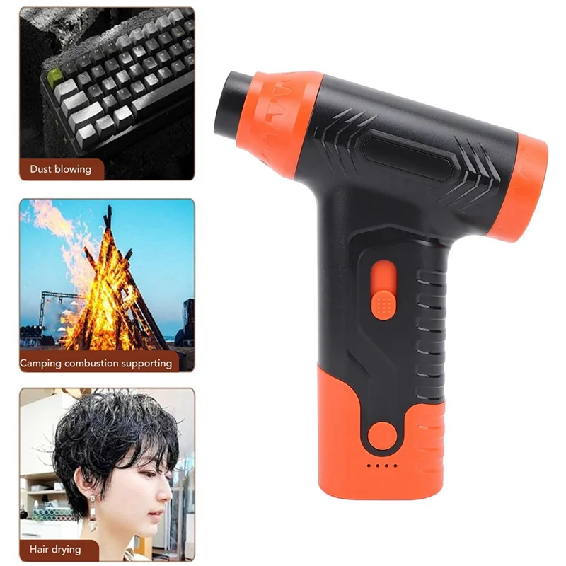 B94A Portable Stepless Speed Duster Mini Handheld Fan Rechargeable Turbo Fan For Deep Cleaning And Dust Removal Black
B94A Portable Stepless Speed Duster Mini Handheld Fan Rechargeable Turbo Fan For Deep Cleaning And Dust Removal Black