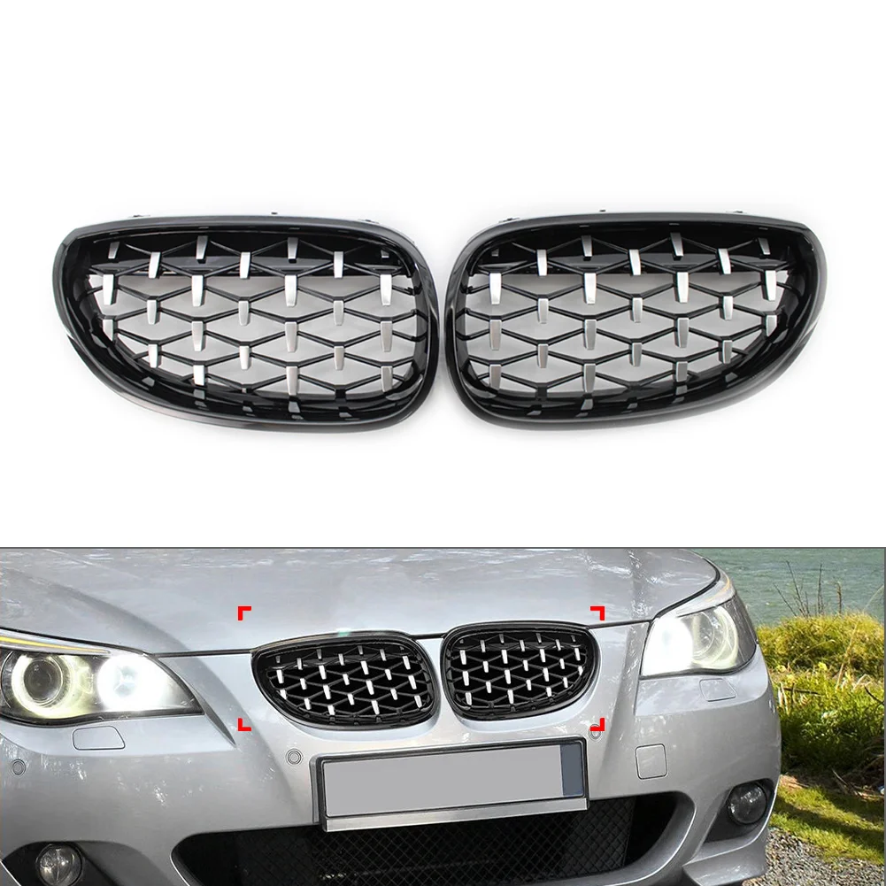 E60 E61 Diamonds Style Front Grille For BMW 5 Series E60 E61 M5 520I 535I 550I 2003-2010 Sedan Car Front Kidney Grille Grill
E60 E61 Diamonds Style Front Grille For BMW 5 Series E60 E61 M5 520I 535I 550I 2003-2010 Sedan Car Front Kidney Grille Grill