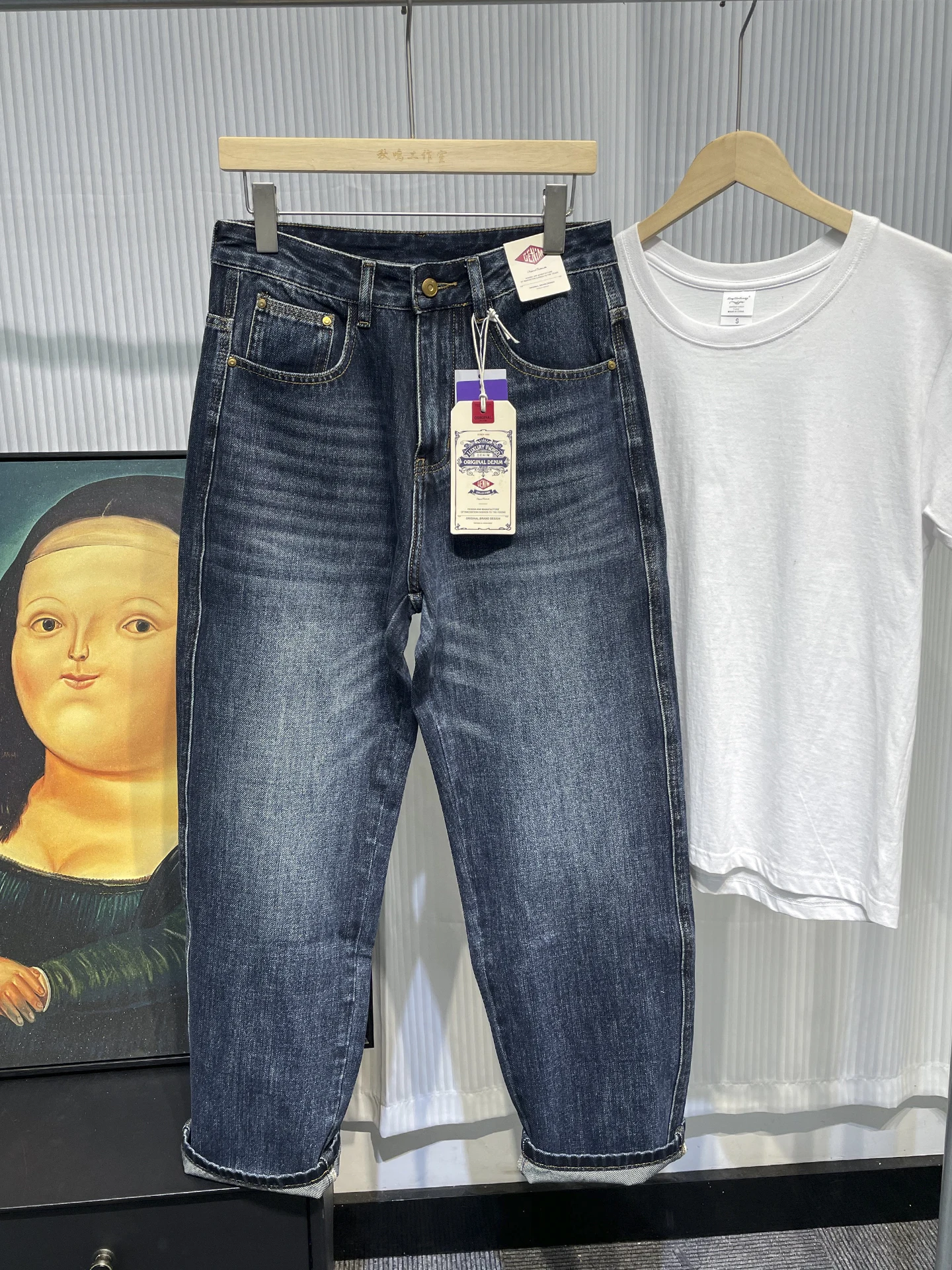 American Retro Heavyweight Khaki Straight Fit Elastic Jeans Soft Comfortable Men Loose Tapered Casual Denim Long Pants
American Retro Heavyweight Khaki Straight Fit Elastic Jeans Soft Comfortable Men Loose Tapered Casual Denim Long Pants