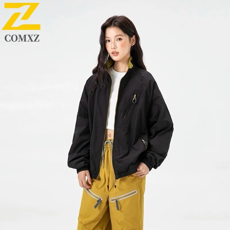 COMXZ 2025 Men's Waterproof Windproof Quick Dry Stand Collar Jacket Urban Commute Hiking Spring Autumn Lightweight Coat
COMXZ 2025 Men's Waterproof Windproof Quick Dry Stand Collar Jacket Urban Commute Hiking Spring Autumn Lightweight Coat