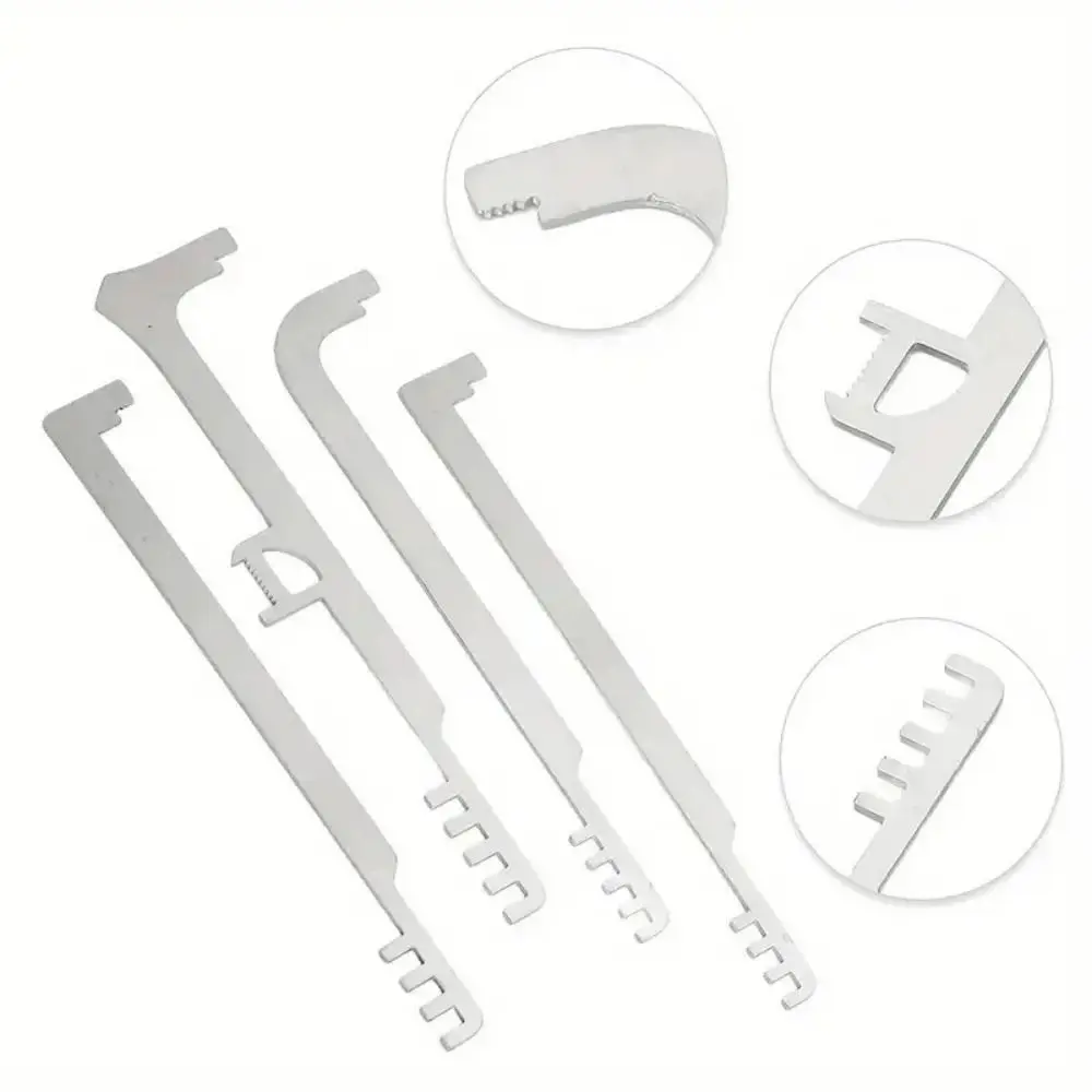Compact Lock Picking Set Rust-resistant Key Replacement Automotive Pick Hook Comb Picks Versatile Door Open Keys Hand Tool
Compact Lock Picking Set Rust-resistant Key Replacement Automotive Pick Hook Comb Picks Versatile Door Open Keys Hand Tool
