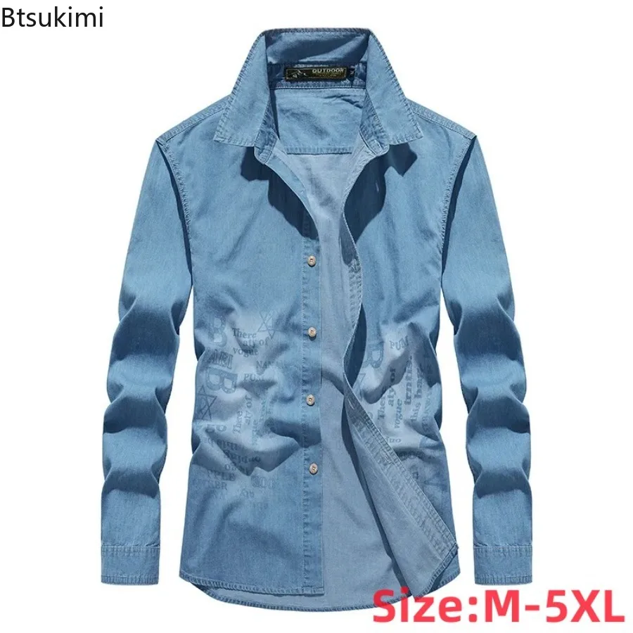 New Men's Vintage Denim Workwear Shirts Men Slim Fit Trendy All Match Casual Long Sleeve Button Down Blouse Streetwear Outerwear
New Men's Vintage Denim Workwear Shirts Men Slim Fit Trendy All Match Casual Long Sleeve Button Down Blouse Streetwear Outerwear