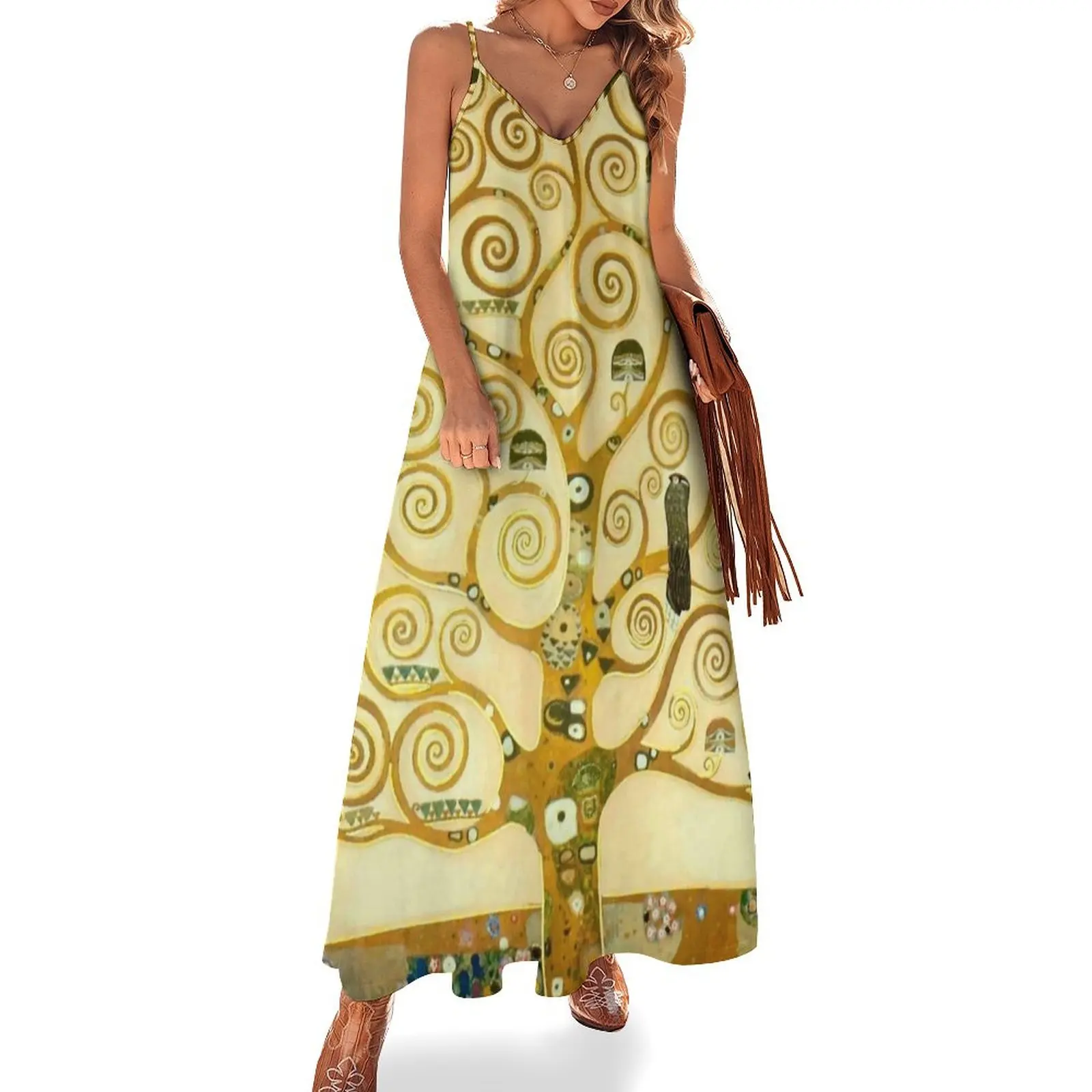 Gustav Klimt Tree of life (detail) Sleeveless Long Dress dresses for woman 2025 prom dress dress summer Women's
Gustav Klimt Tree of life (detail) Sleeveless Long Dress dresses for woman 2025 prom dress dress summer Women's
