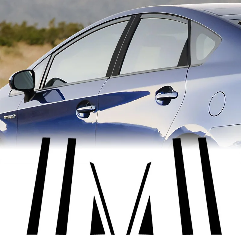 8pcs Car Door Window Pillars B-pillar Post Trim Stickers Glossy Black Wrap Films For Toyota Prius 2010-2015
8pcs Car Door Window Pillars B-pillar Post Trim Stickers Glossy Black Wrap Films For Toyota Prius 2010-2015