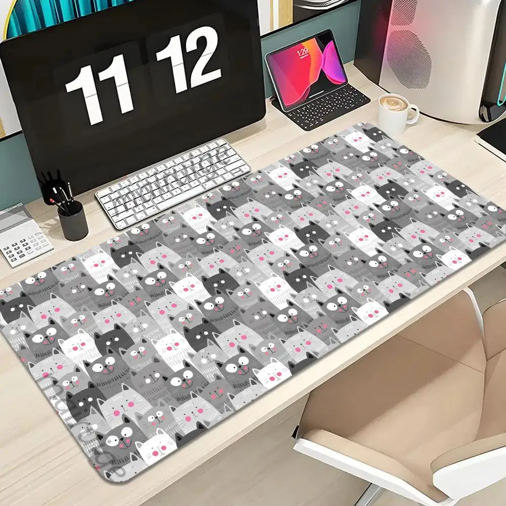 Kawaii Kitten Groups Коврик для мыши Большой компьютерный офисный игровой настольный коврик XXL Резиновый противоскользящий коврик для игровой клавиатуры Длинные настольные коврики
Kawaii Kitten Groups Коврик для мыши Большой компьютерный офисный игровой настольный коврик XXL Резиновый противоскользящий коврик для игровой клавиатуры Длинные настольные коврики