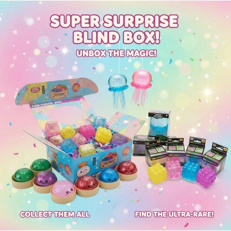 Mystery Blind Box Squishy Set – 3 Independent Random Draws Per Order, Cute Aurora & Ocean Collectible Surprise Toys
Mystery Blind Box Squishy Set – 3 Independent Random Draws Per Order, Cute Aurora & Ocean Collectible Surprise Toys