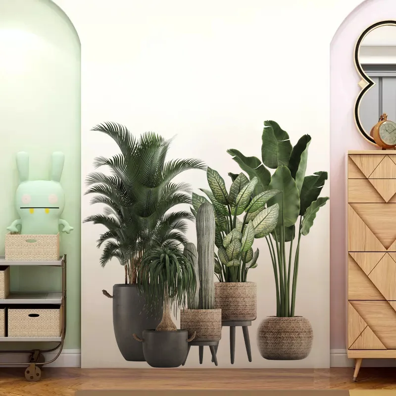 2pcs Plant Pattern Wall Sticker, Self Adhesive Wall Art Decal For Home Decor
2pcs Plant Pattern Wall Sticker, Self Adhesive Wall Art Decal For Home Decor