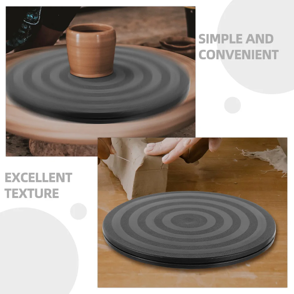 2Pcs Thickened Clay Turntable PP Plastic Pottery Wheel Rotating Bearing 360 Degree Swivel Clay Sculpture Tool Round Turntable 
2Pcs Thickened Clay Turntable PP Plastic Pottery Wheel Rotating Bearing 360 Degree Swivel Clay Sculpture Tool Round Turntable