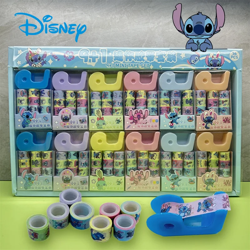 Hot Miniso Disney Stitch 9pcs/box Cute Cartoon Anime Tapes StickersScrapbooking DIY Deco Creative Japanese Kawaii Masking Tapes
Hot Miniso Disney Stitch 9pcs/box Cute Cartoon Anime Tapes StickersScrapbooking DIY Deco Creative Japanese Kawaii Masking Tapes