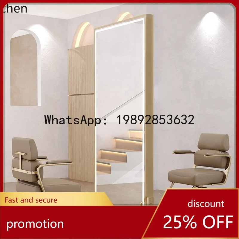 YFY Barber Shop Mirror Hair Salon Hairdressing Mirror Table Single Double Sided with Desktop Perm Dye Hair Cutting Mirror
YFY Barber Shop Mirror Hair Salon Hairdressing Mirror Table Single Double Sided with Desktop Perm Dye Hair Cutting Mirror