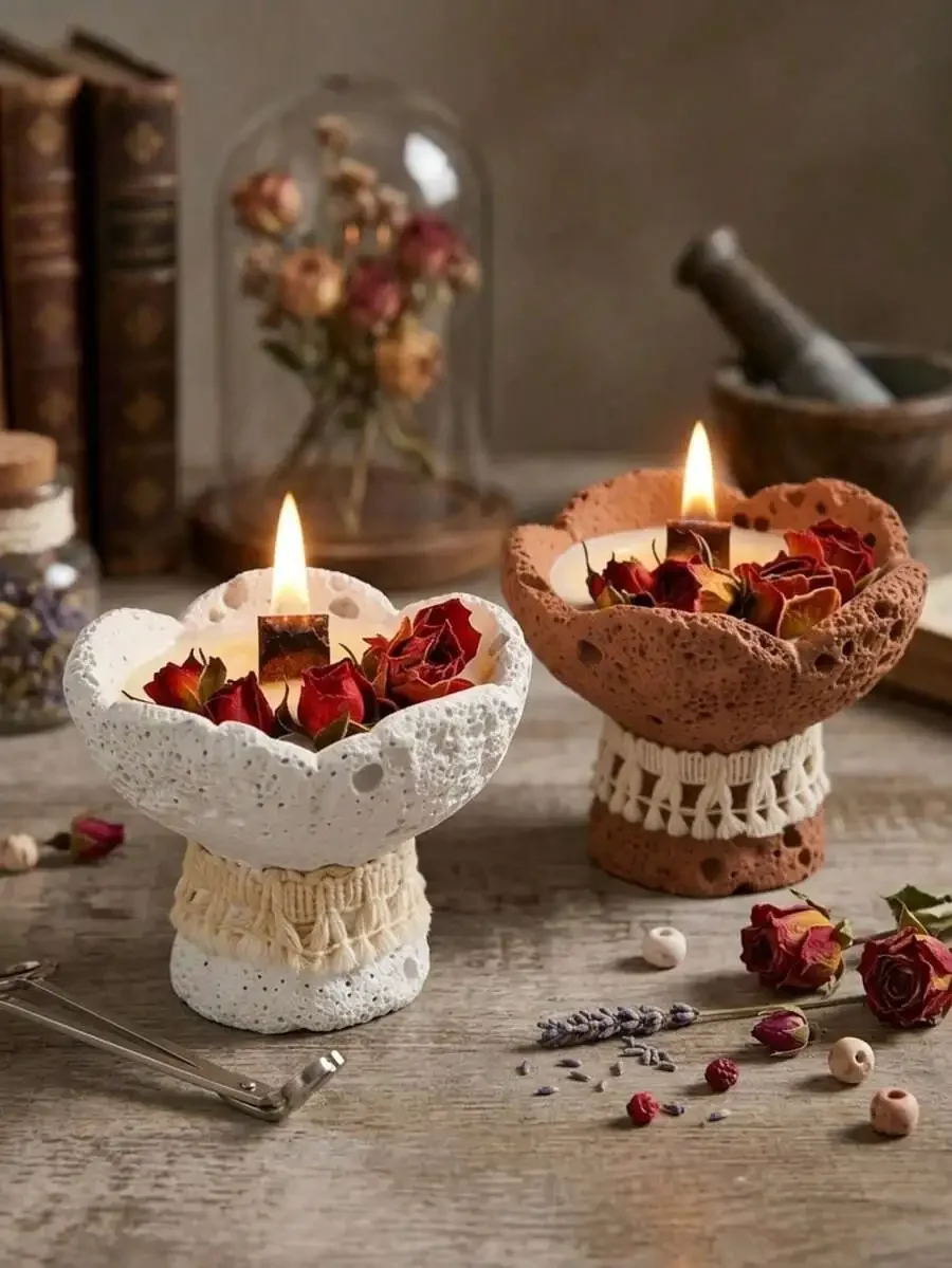 1pc Vintage Boho Scented Candle | Flower Aromatherapy Accent | Unique Desktop Ornament For Room Decor
1pc Vintage Boho Scented Candle | Flower Aromatherapy Accent | Unique Desktop Ornament For Room Decor