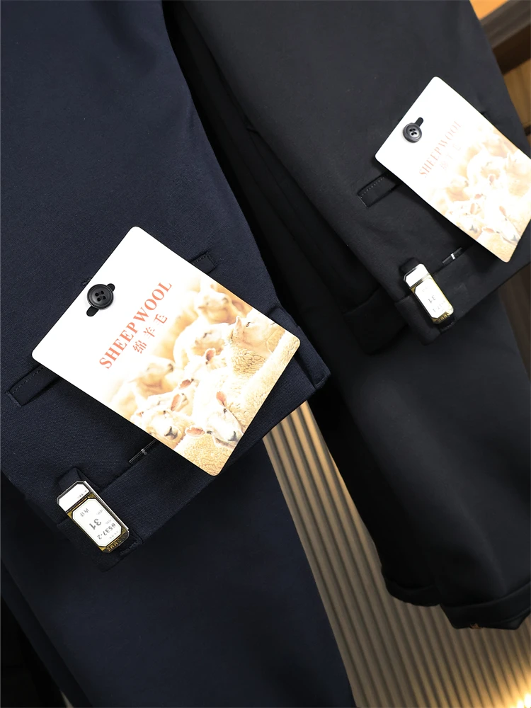 Мужские повседневные брюки прямого кроя из смесовой шерсти премиум-класса для осени и зимы, цвет Dr. Pants
Мужские повседневные брюки прямого кроя из смесовой шерсти премиум-класса для осени и зимы, цвет Dr. Pants