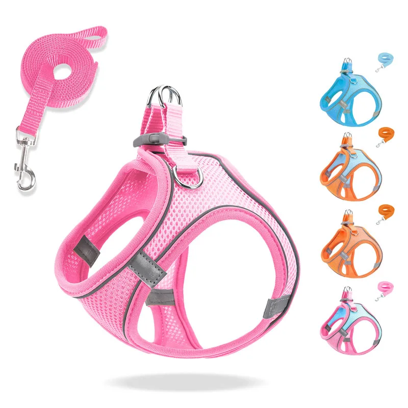 Dog Harness Leash Set for Small Dogs Adjustable Puppy Cats Harness Vest French Bulldog Chihuahua Pug Outdoor Walking Collar Sets
Dog Harness Leash Set for Small Dogs Adjustable Puppy Cats Harness Vest French Bulldog Chihuahua Pug Outdoor Walking Collar Sets